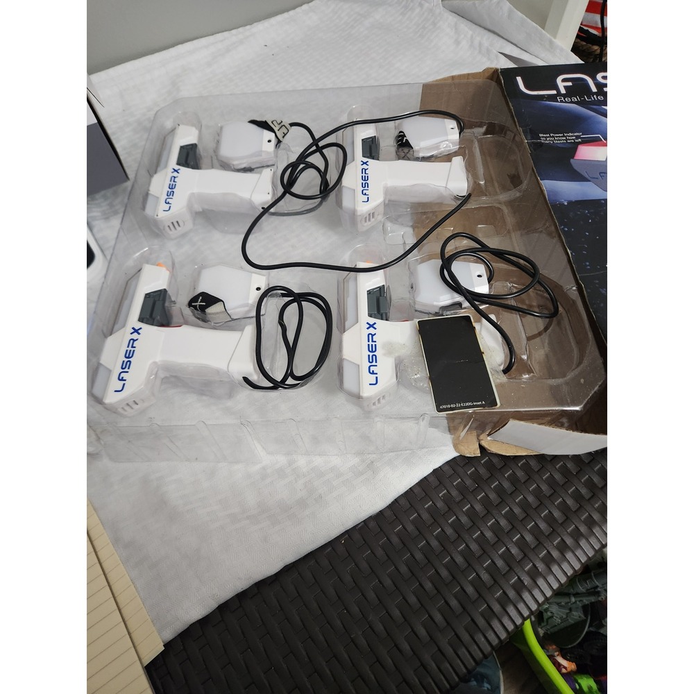 Laser X Micro Blasters 4 Player Set Real-Life Laser Gaming‎ Experience 1212521